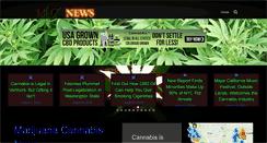 Desktop Screenshot of marijuanacannabisnews.com