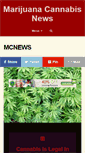 Mobile Screenshot of marijuanacannabisnews.com